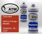 Preview: Chevrolet, Inferno Orange Metallic, WA502Q / 28 / GCR: 400ml Sprühdose + 400ml Klarlack - Set, von ATW Autoteile West.